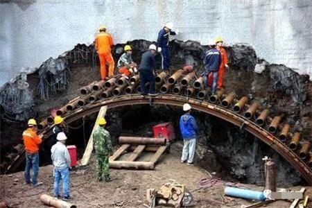 淄博隧道钢花管支护案例